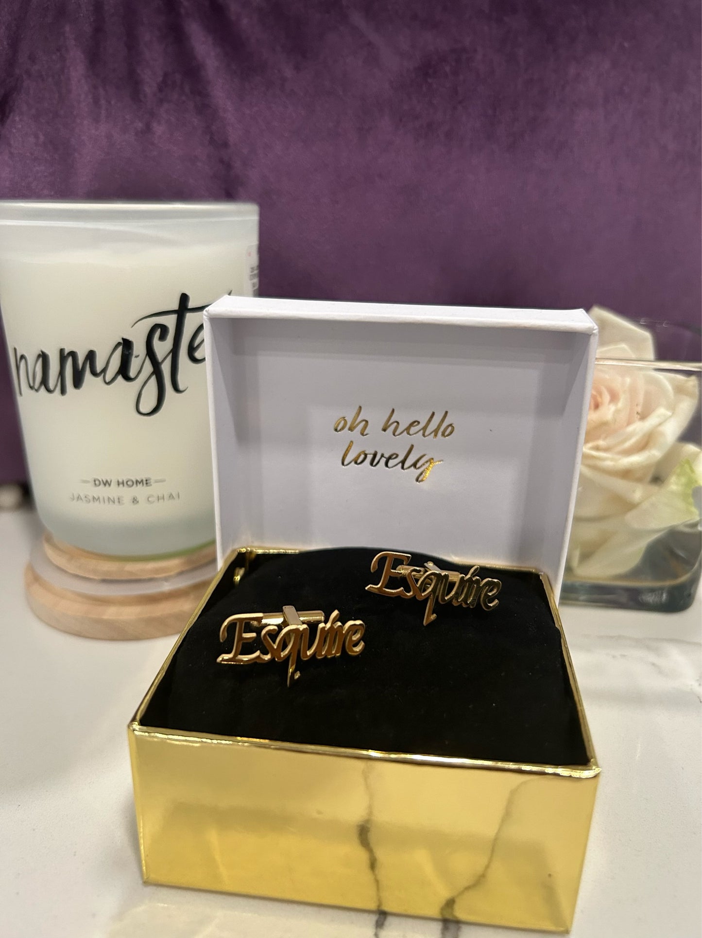 Esquire 14 K Gold Cufflinks