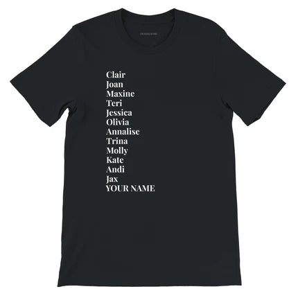 Black TV Lawyer Unisex Special Edition Tshirt (Black and D9 Pink, Red, Blue Colors) YOUR NAME