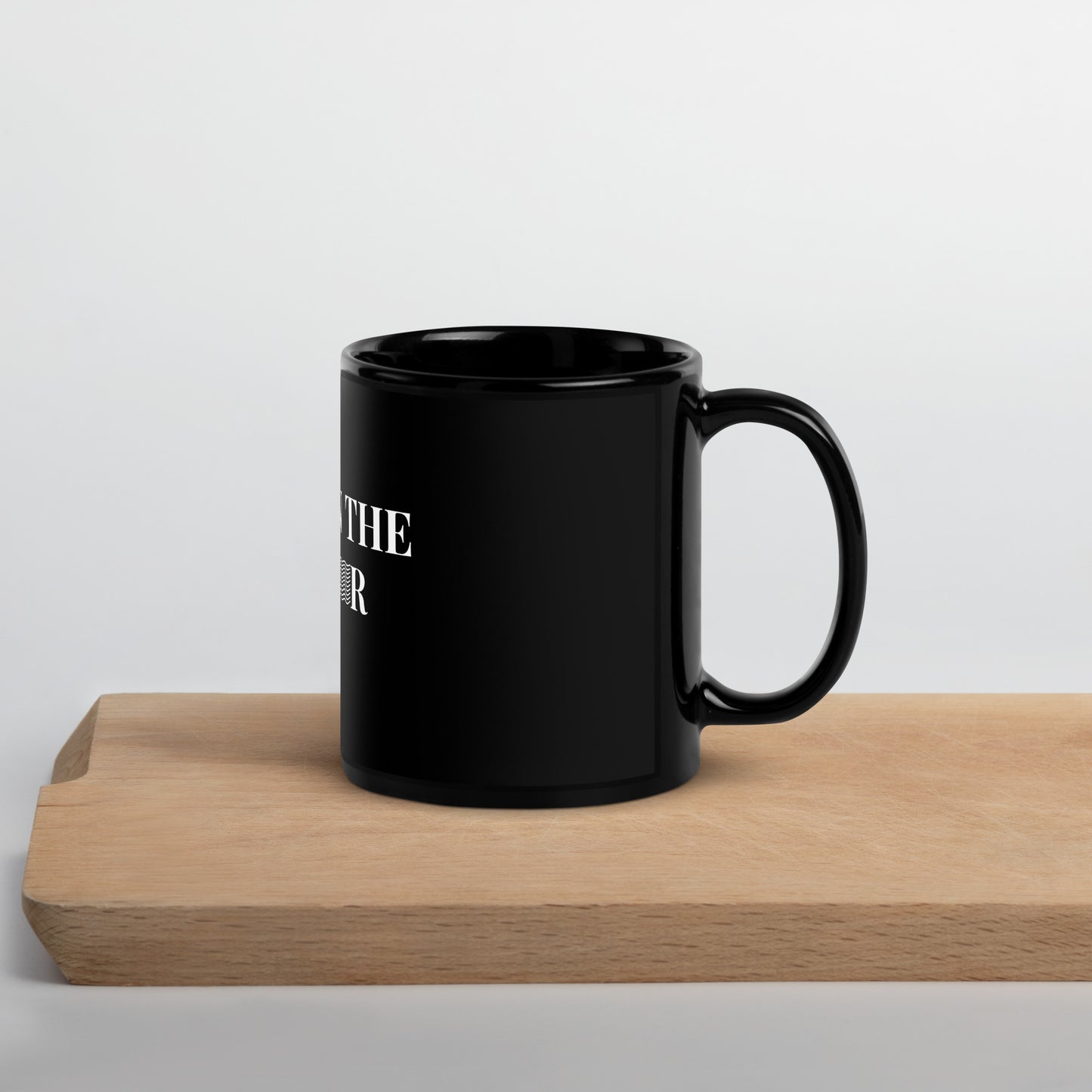 Fade in the Water Black Glossy Mug