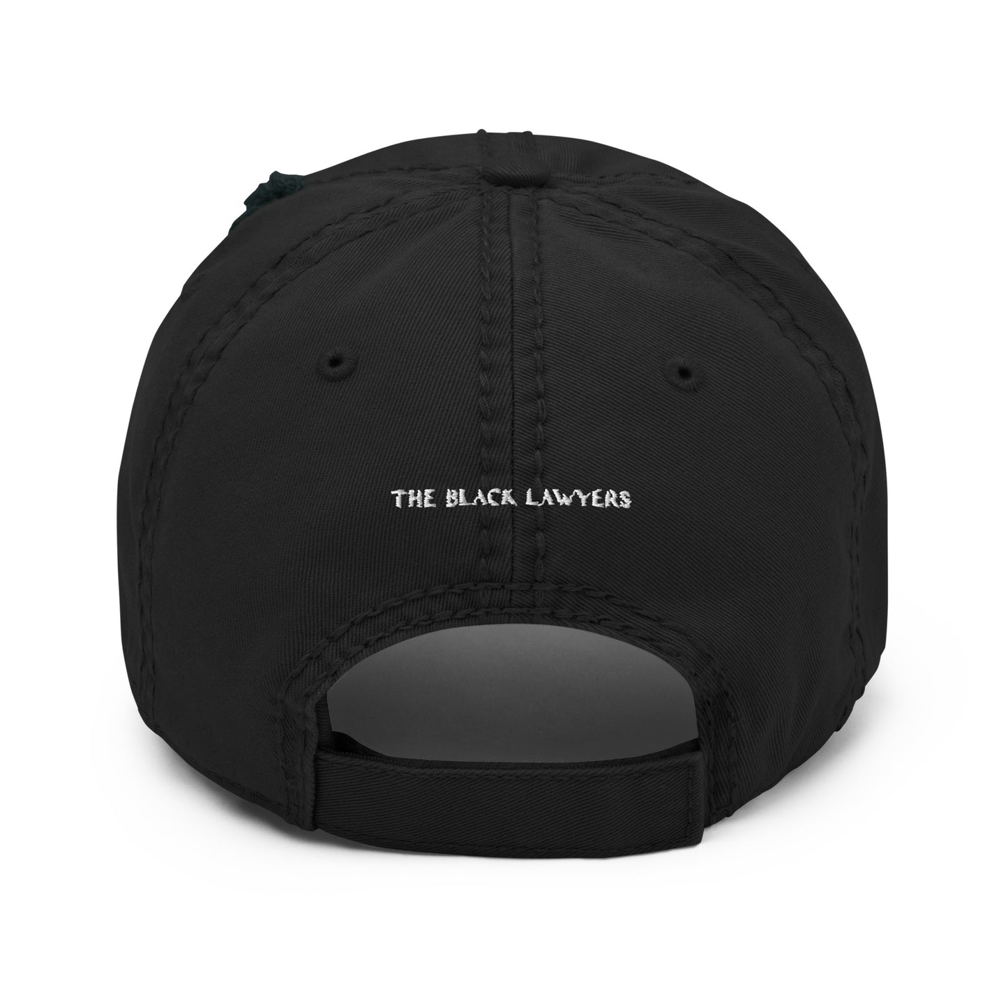 Black TV Lawyer Distressed Dad Hat