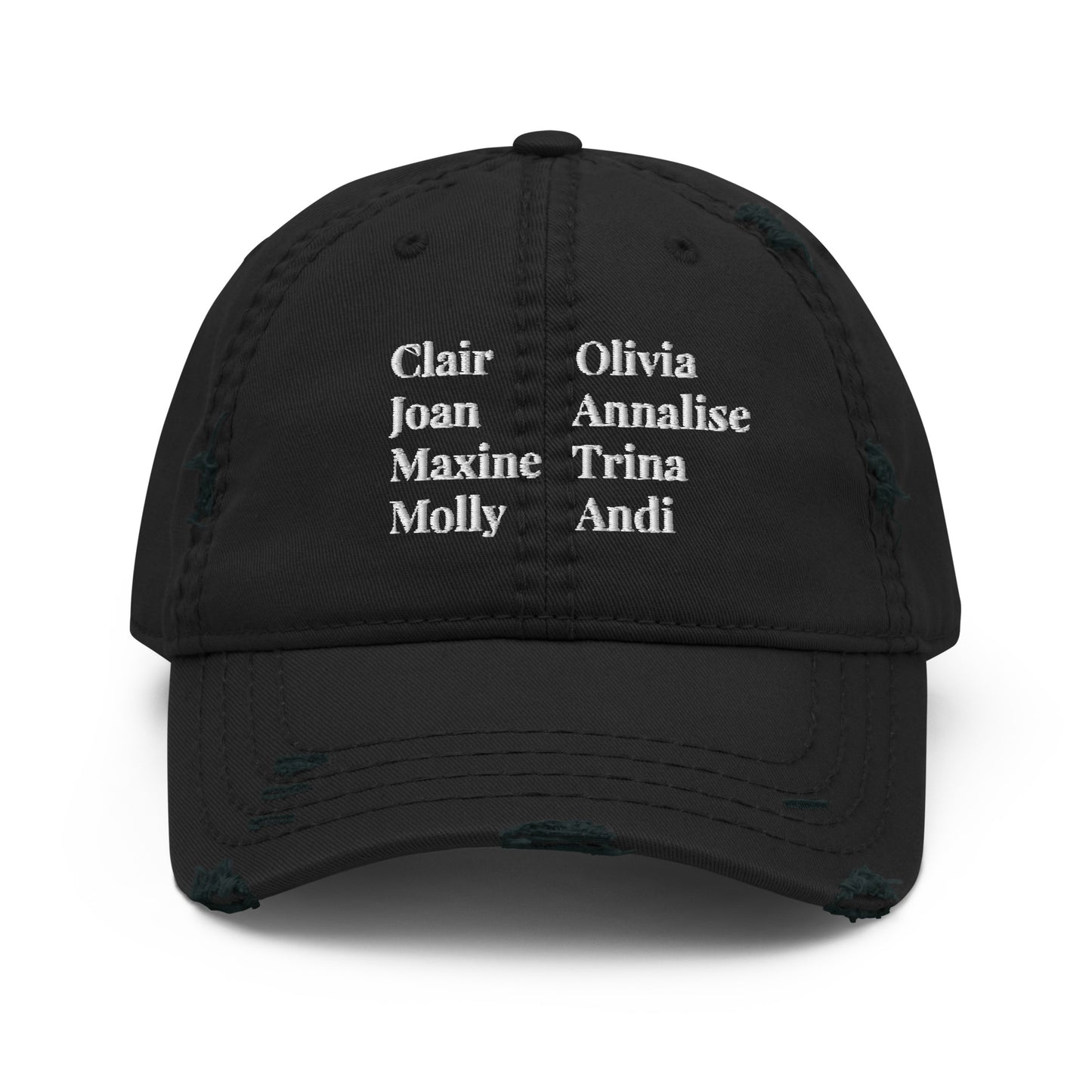 Black TV Lawyer Distressed Dad Hat