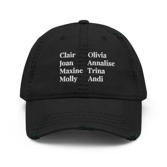 Black TV Lawyer Distressed Dad Hat