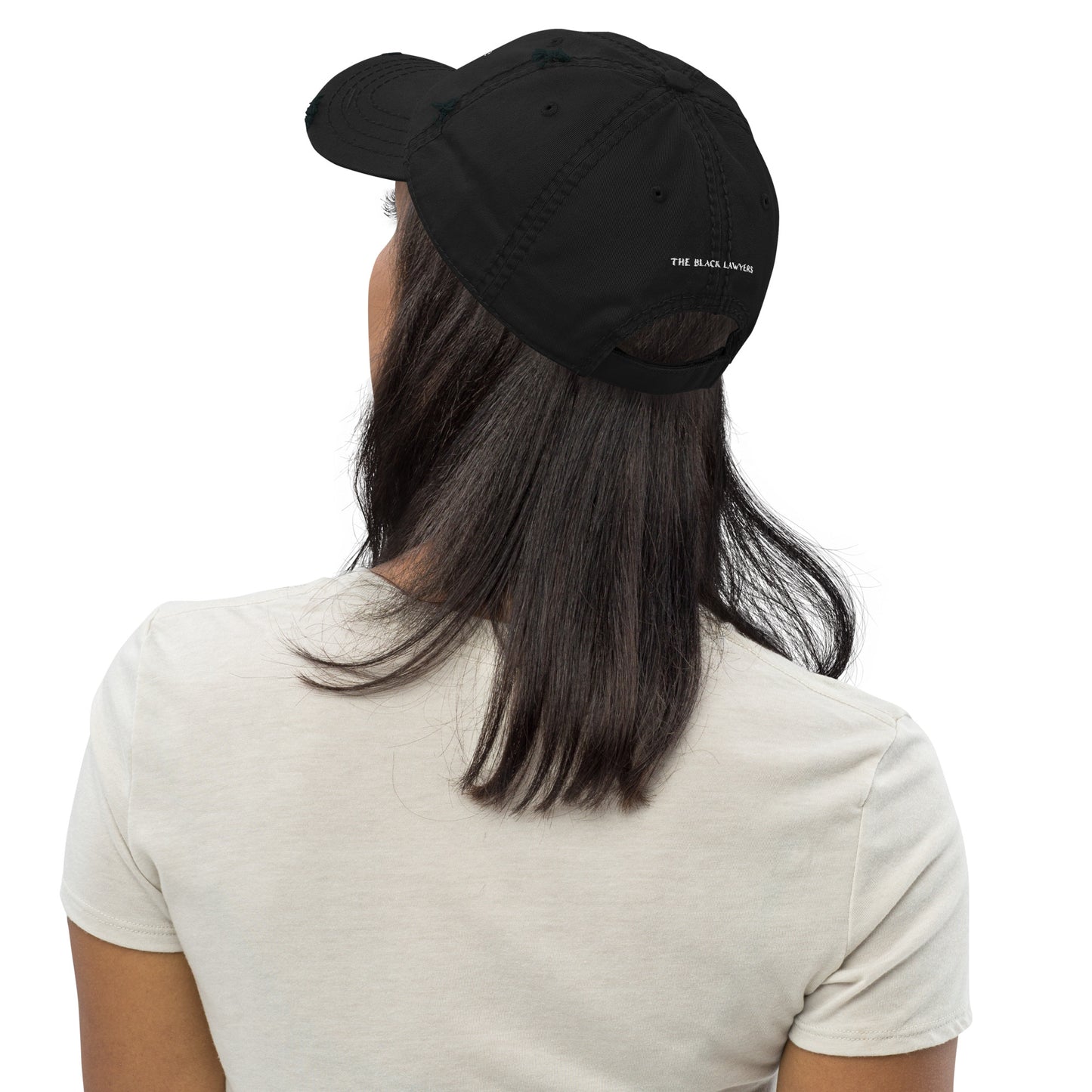 Black TV Lawyer Distressed Dad Hat
