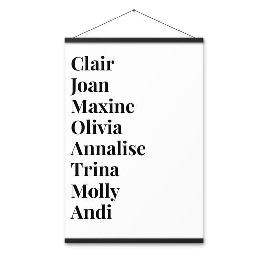 Black TV Lawyer 2023 Original Poster Hanger