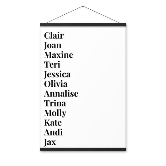 Black TV Lawyer 2023 Special Edition Poster Hanger