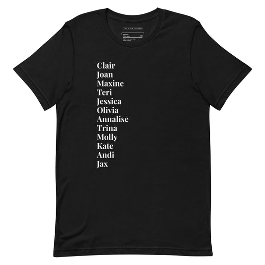 Black TV Lawyer Special Edition Tshirt (with D9 Red and Blue with White Letter Options)