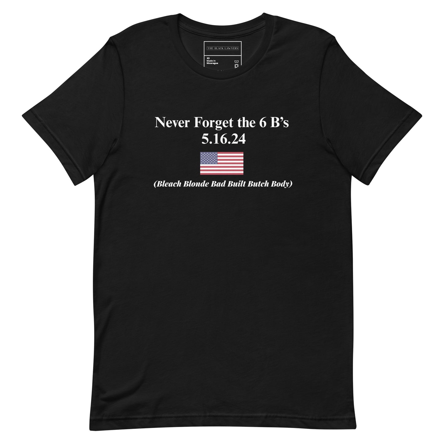 6 B's Unisex t-shirt