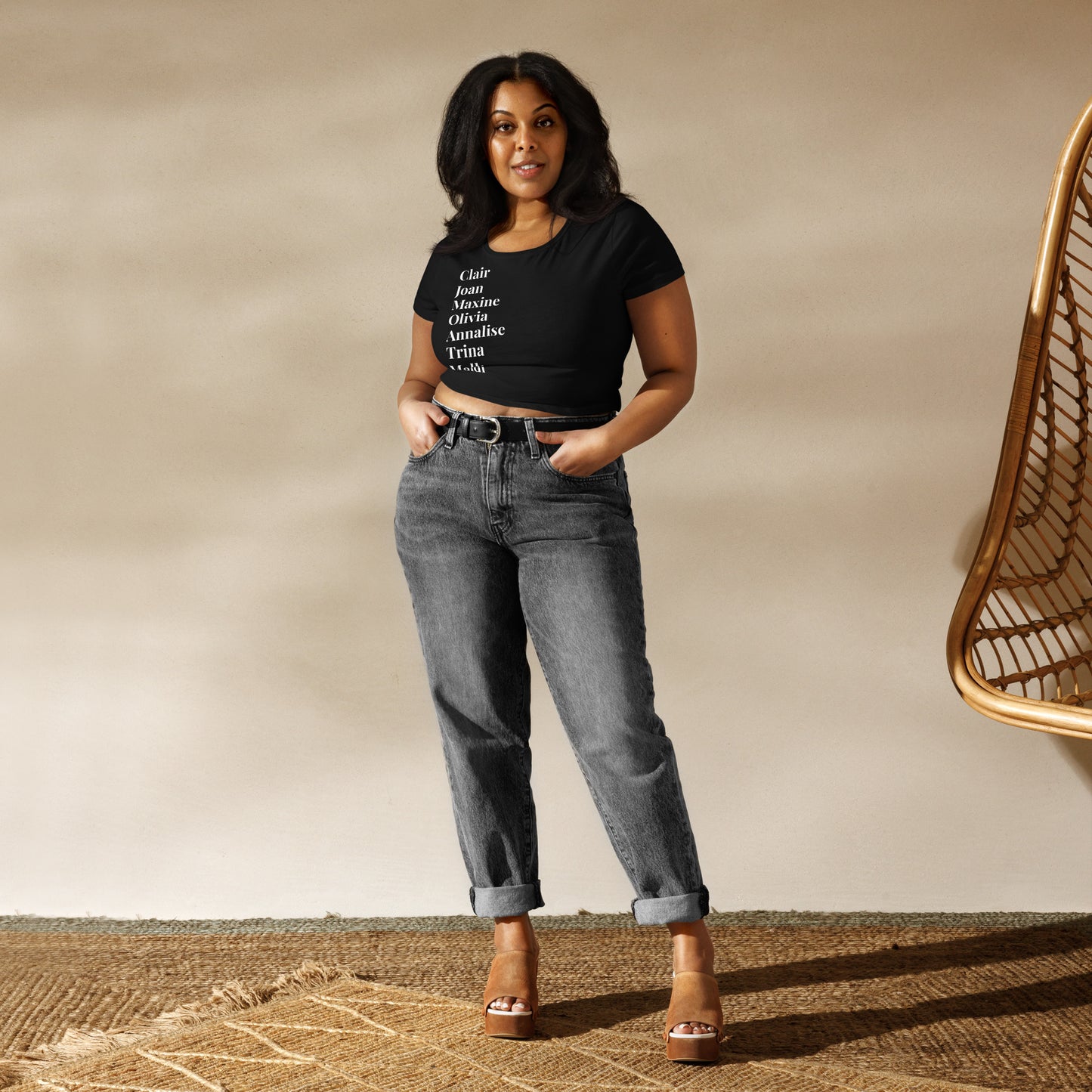 Black TV Lawyer Original 2023 Crop Tee