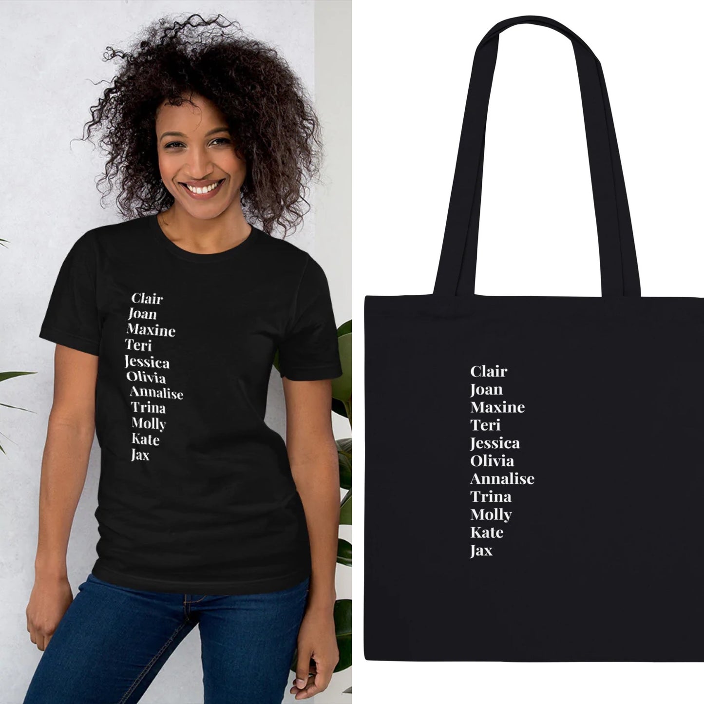 Black TV Lawyers Handbag and Special Edition Unisex t-shirt