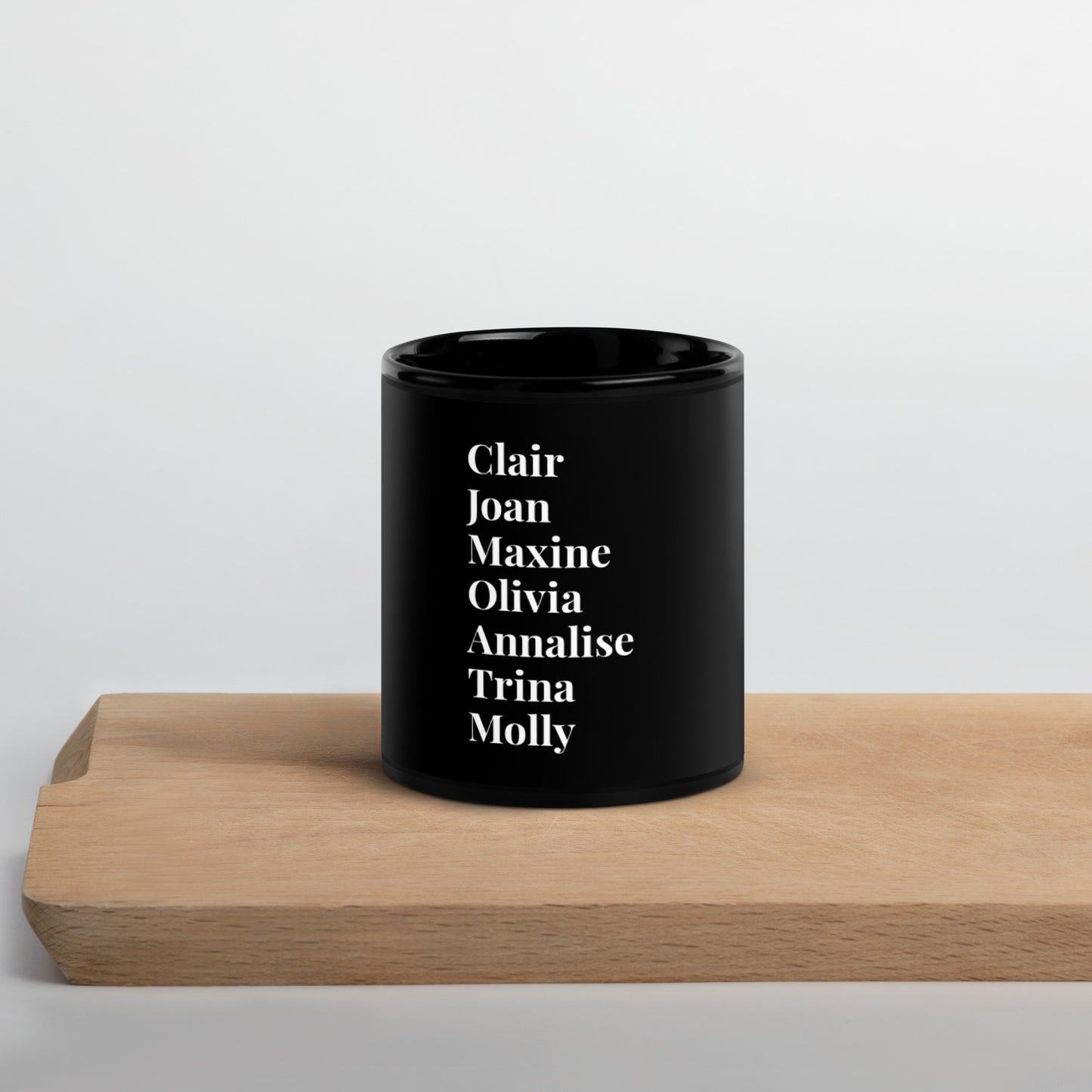 Black TV Lawyers Original Black Glossy Mug
