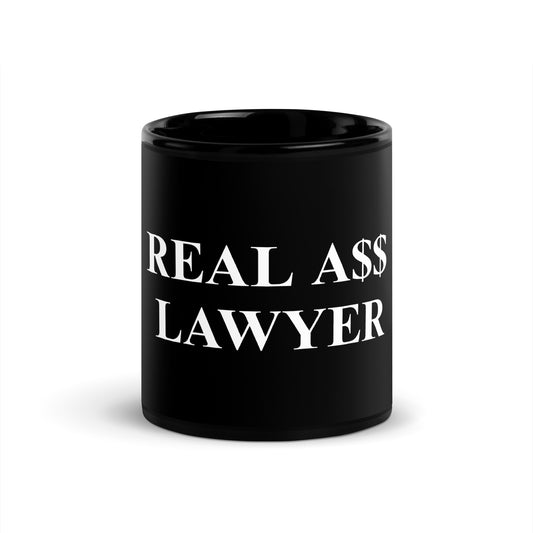 Real A$$ Lawyer Black Glossy Mug