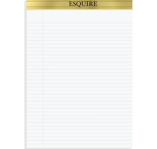 Esquire Gold Legal Pads