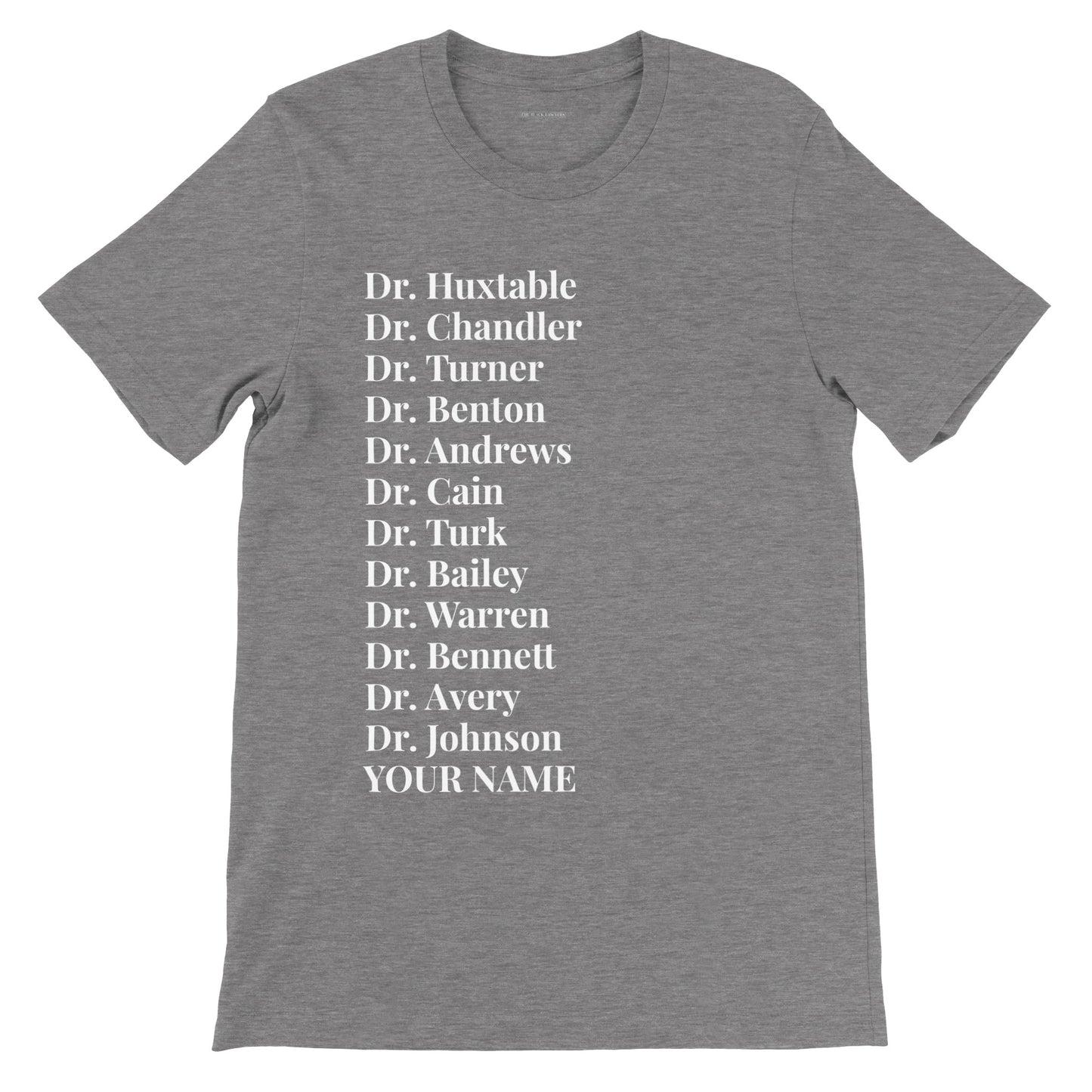 Black TV Doctors & (YOUR NAME) Unisex T-Shirt