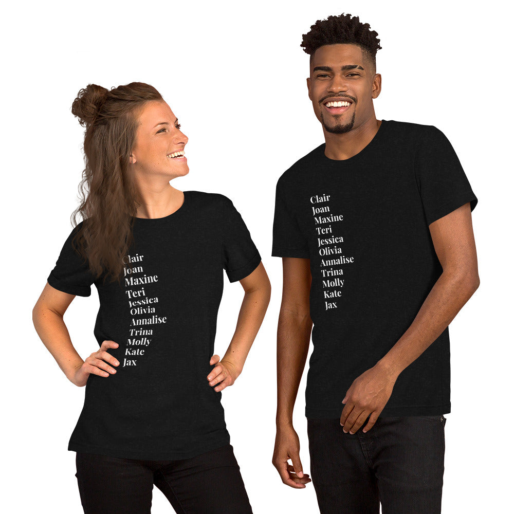 Black TV Lawyers Special Edition Unisex t-shirt