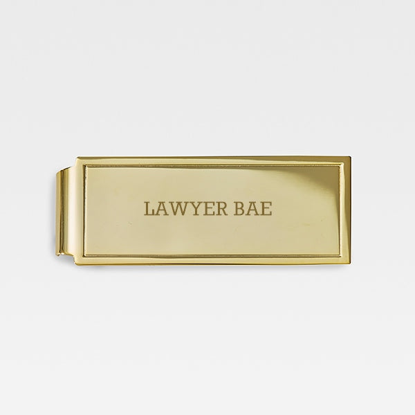 Lawyer Bae Gold Money Clip
