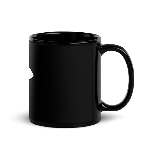 Chairman Logo Black Glossy Mug