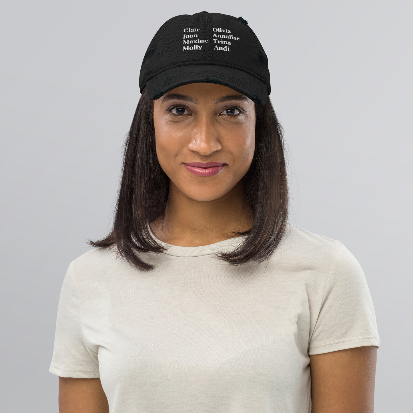 Black TV Lawyer Distressed Dad Hat