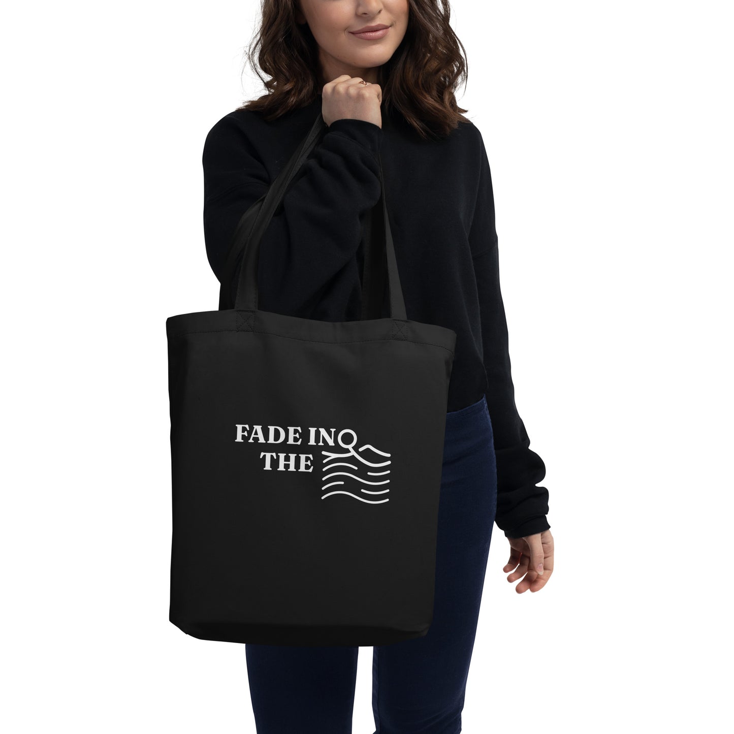 Fade in Water (Wave) Tote Bag