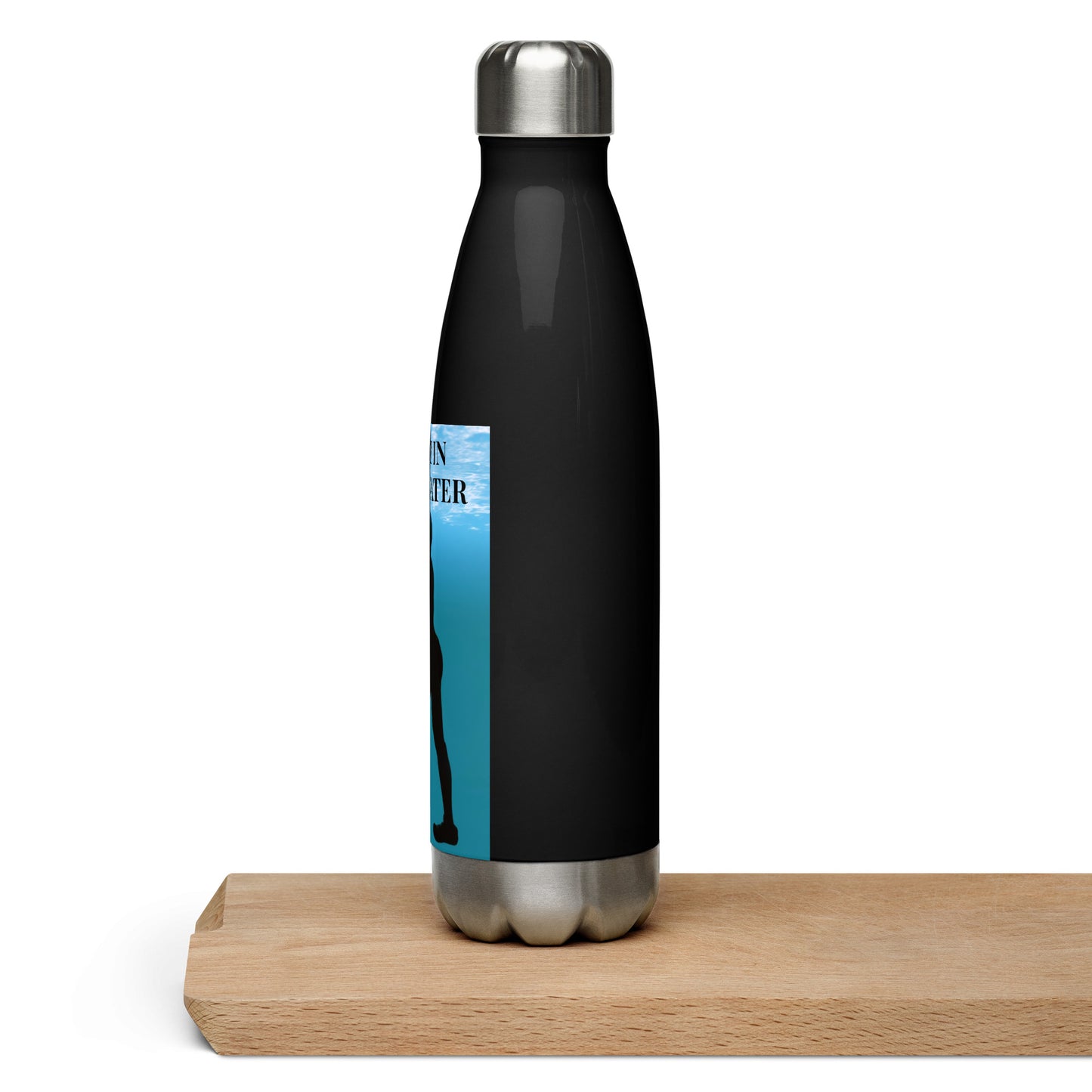 Fade in the Water Graphic Stainless steel water bottle