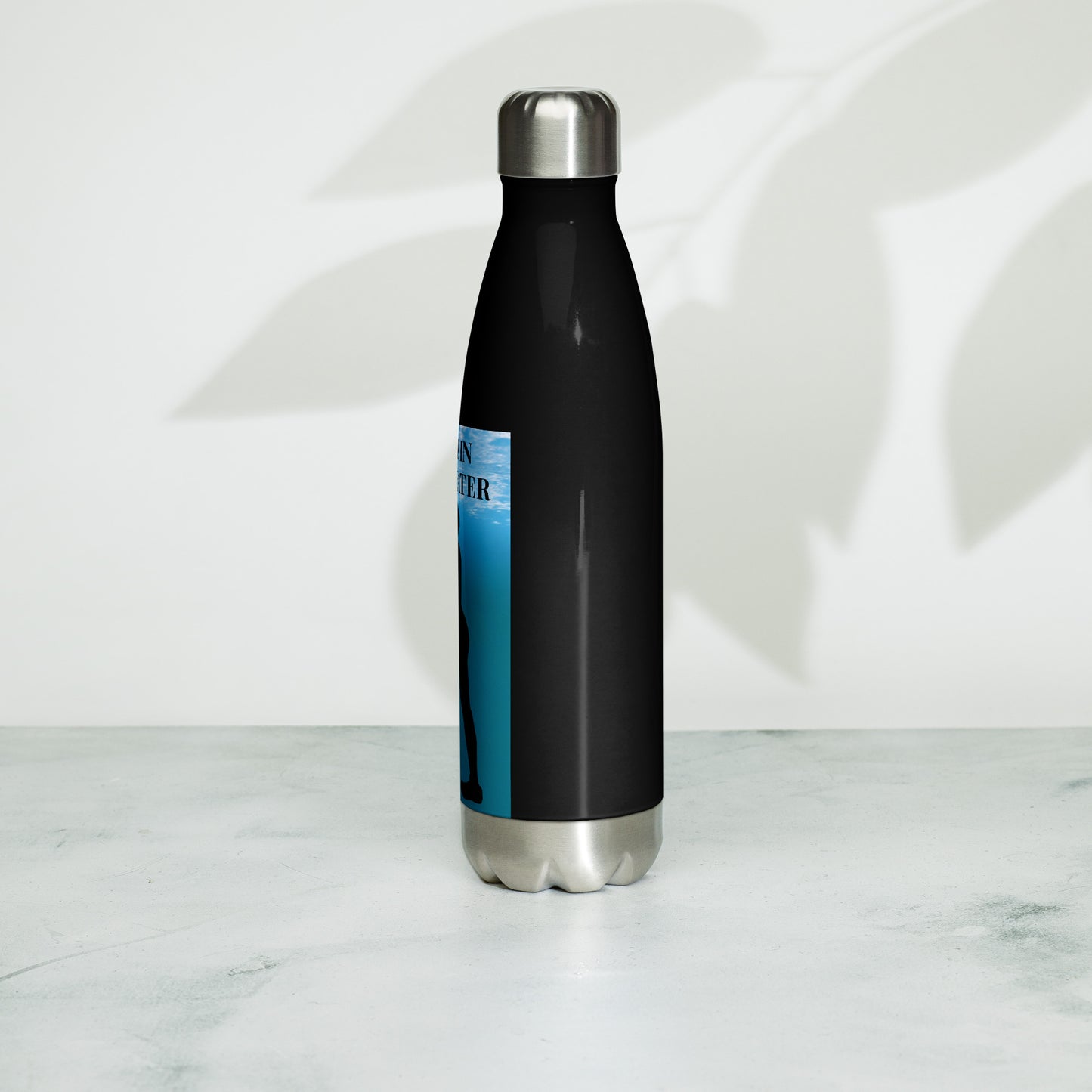 Fade in the Water Graphic Stainless steel water bottle