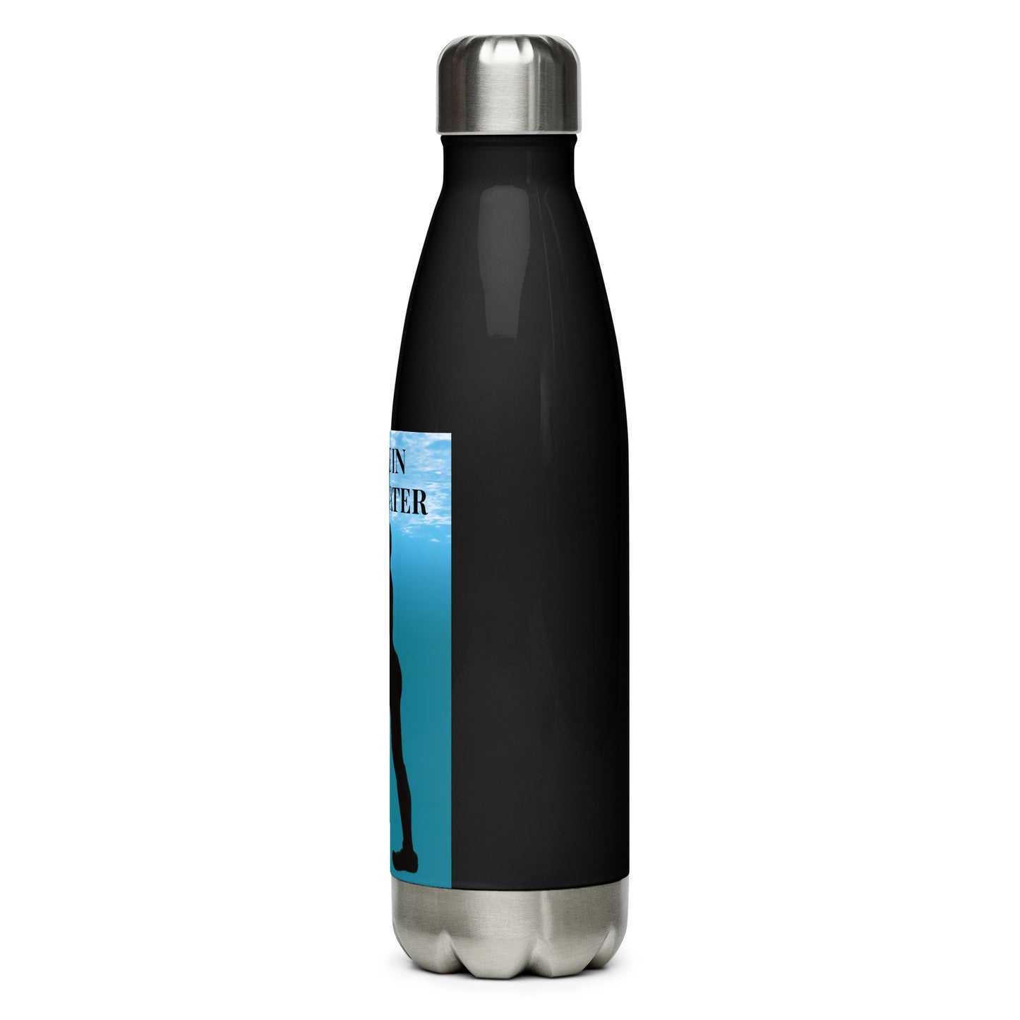Fade in the Water Graphic Stainless steel water bottle