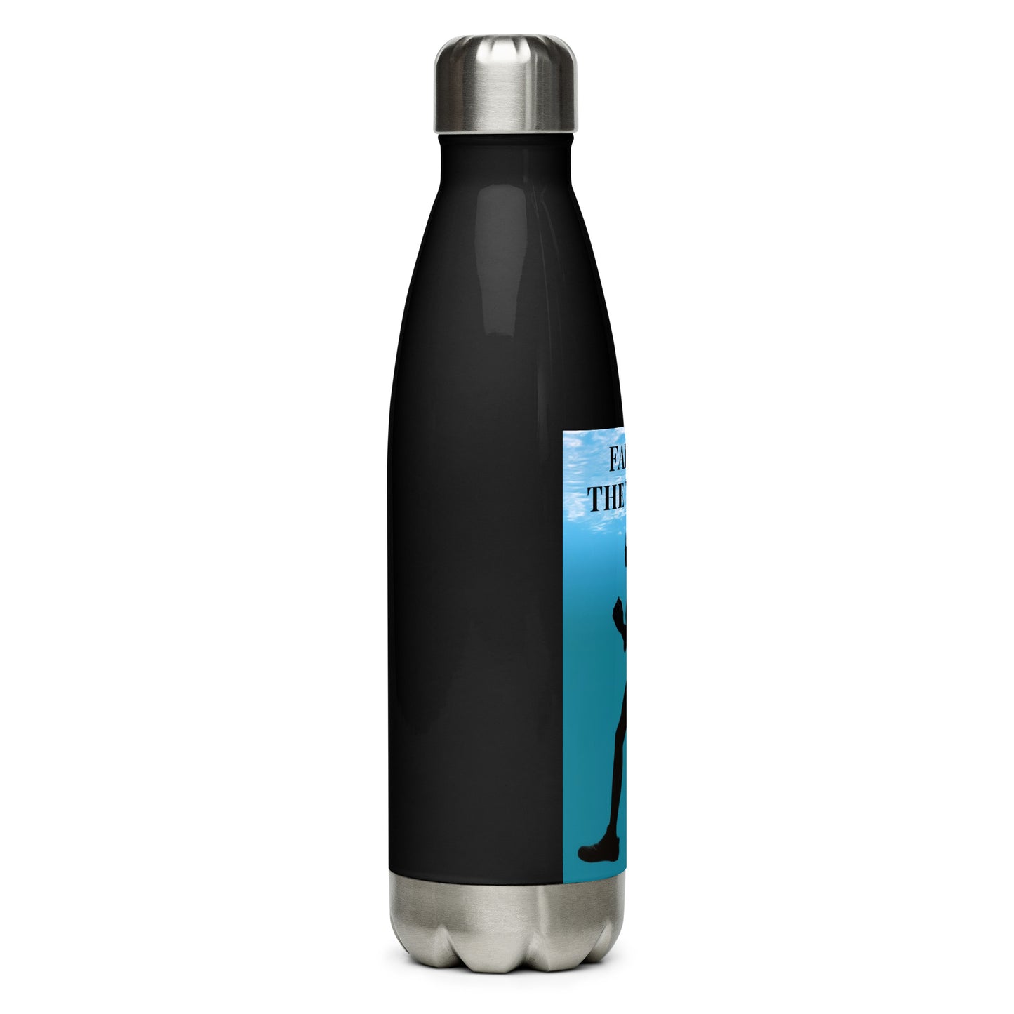 Fade in the Water Graphic Stainless steel water bottle
