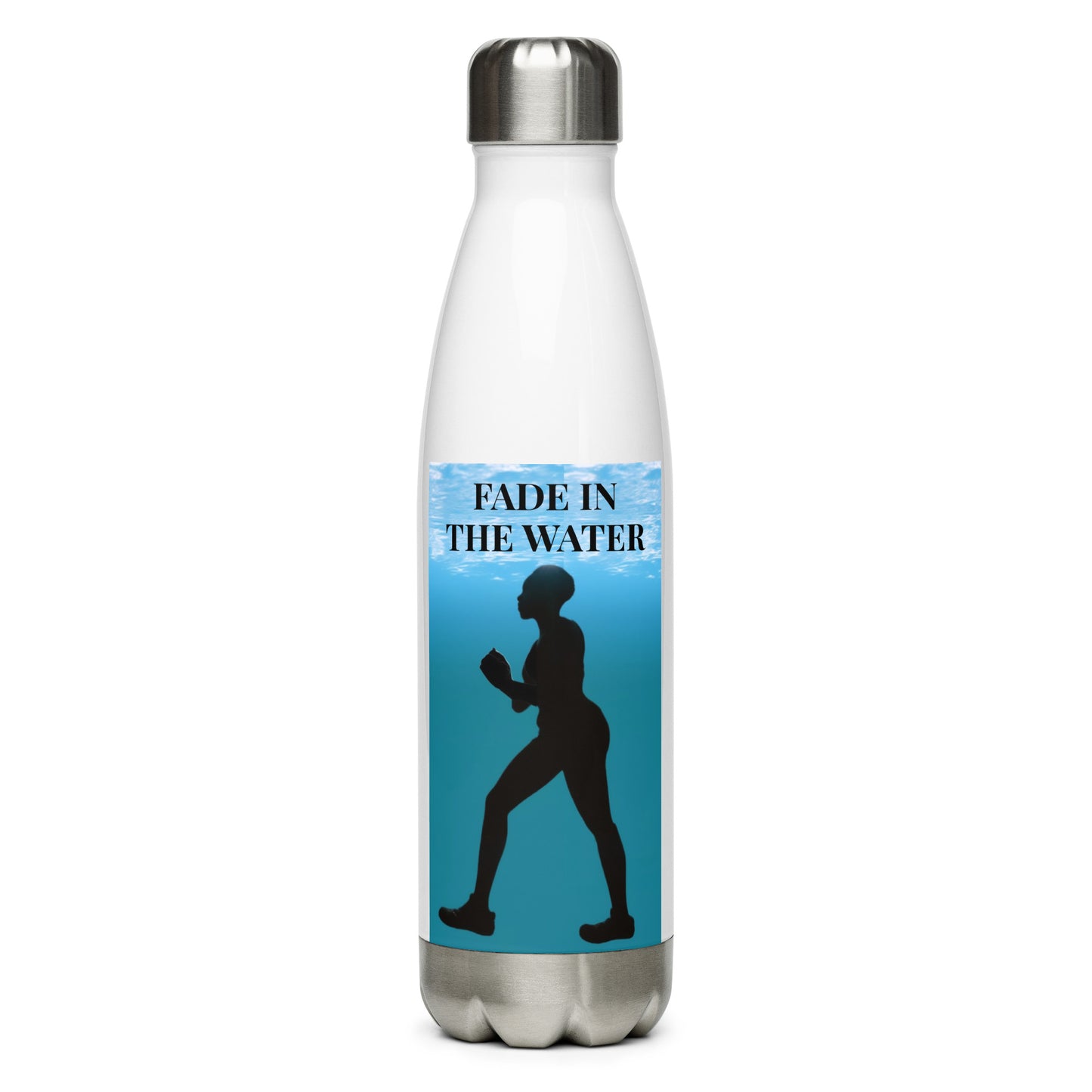 Fade in the Water Graphic Stainless steel water bottle