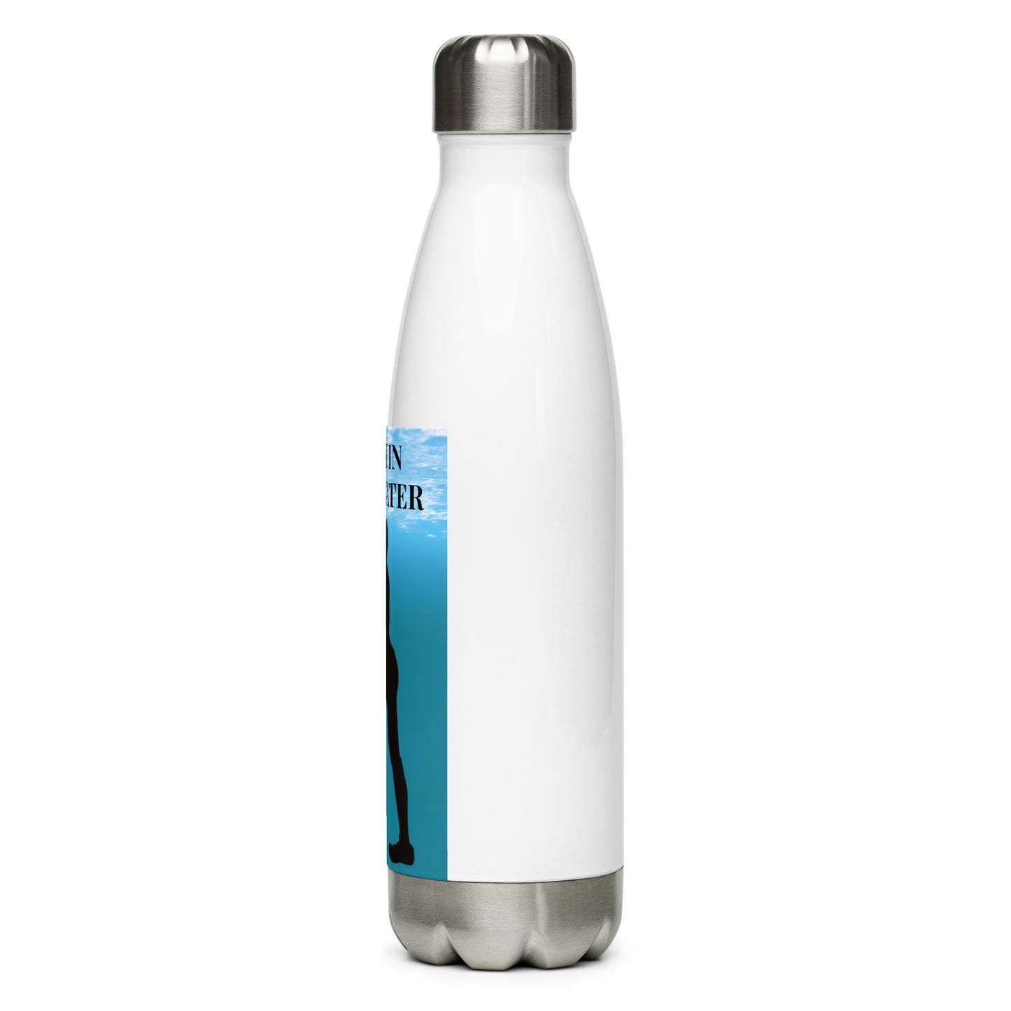 Fade in the Water Graphic Stainless steel water bottle