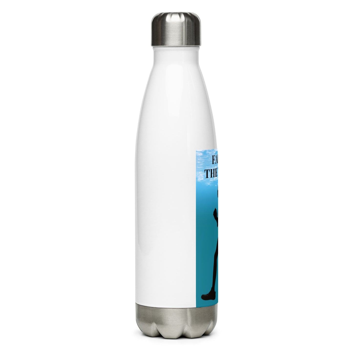 Fade in the Water Graphic Stainless steel water bottle