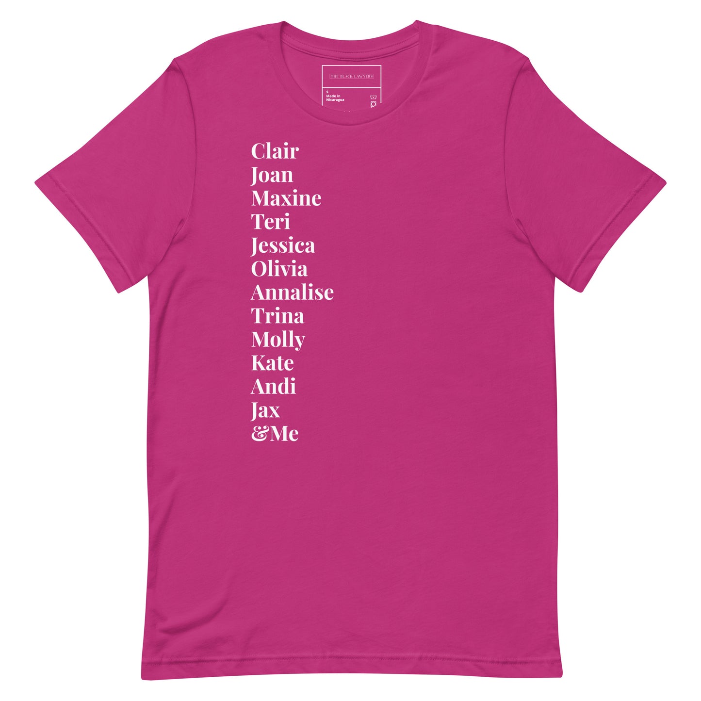 Black TV Lawyer 2023 Special Edition & Me Unisex t-shirt