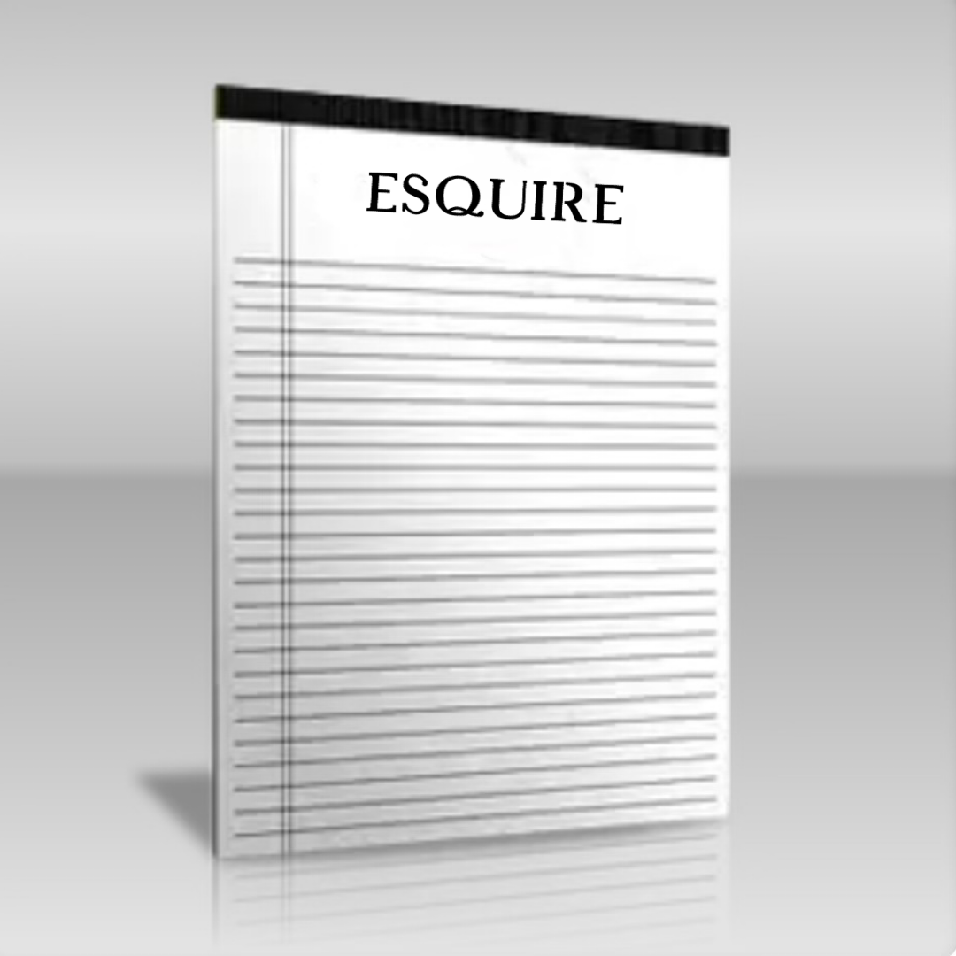 Esquire Black Legal Pads
