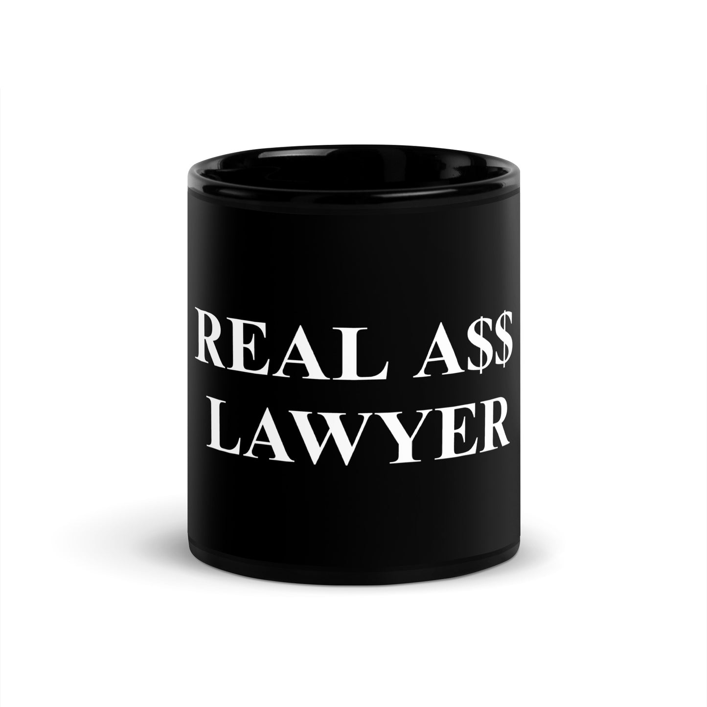 Real A$$ Lawyer Black Glossy Mug
