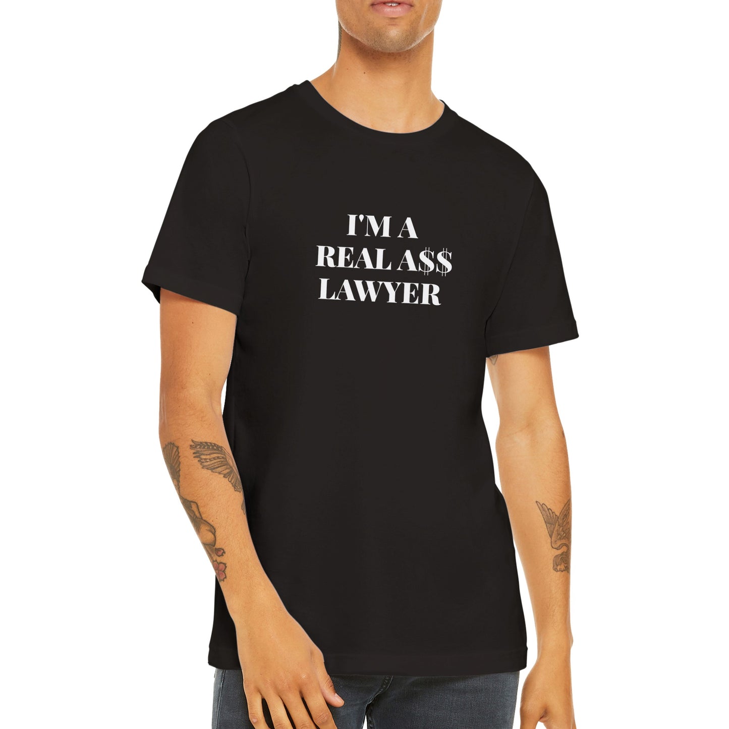 Real A$$ Lawyer Unisex Crewneck T-shirt