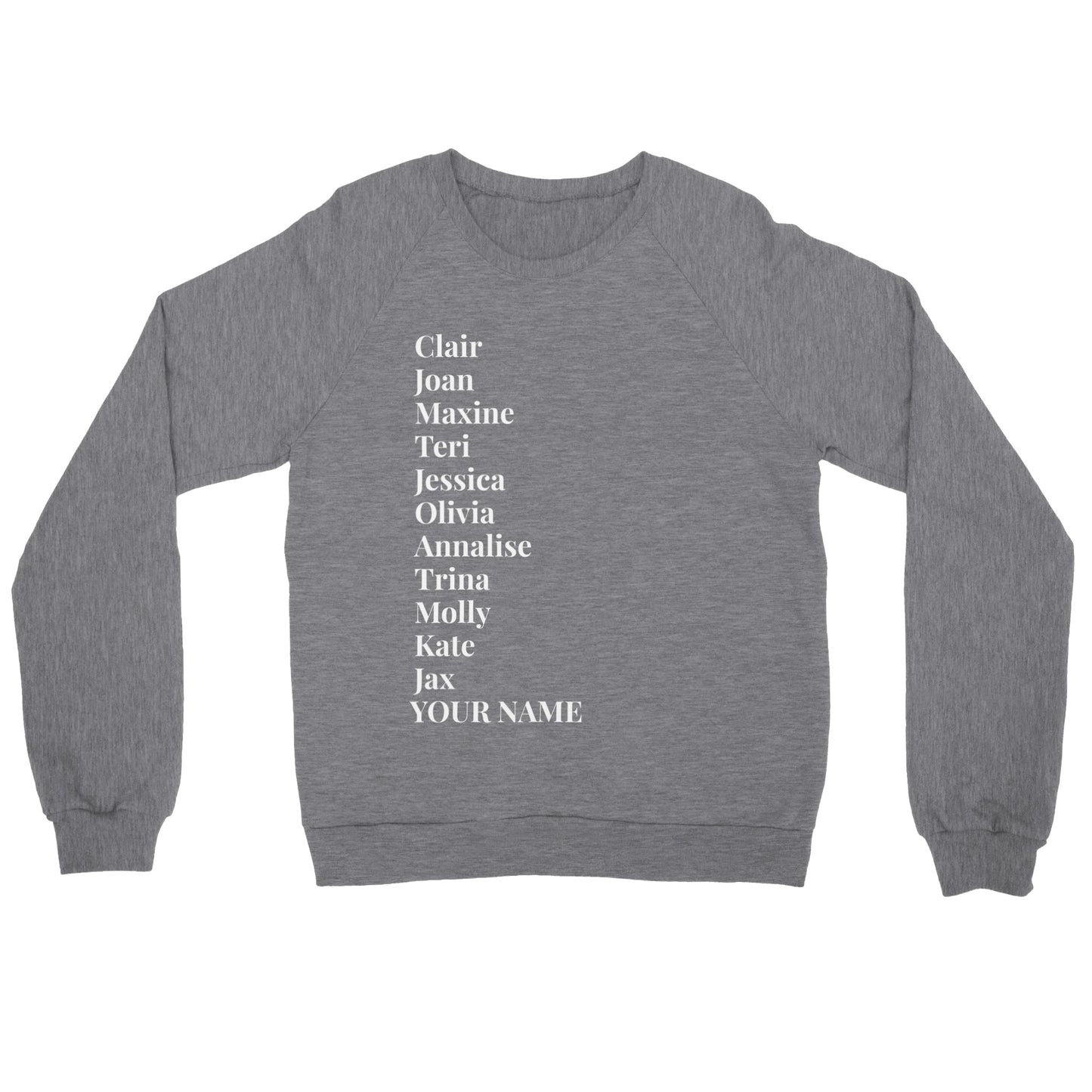 Black TV Lawyers & (YOUR NAME) Special Edition Unisex Crewneck Sweatshirt