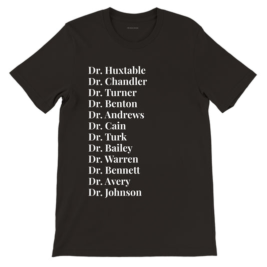 Black TV Doctors Unisex  T-Shirt