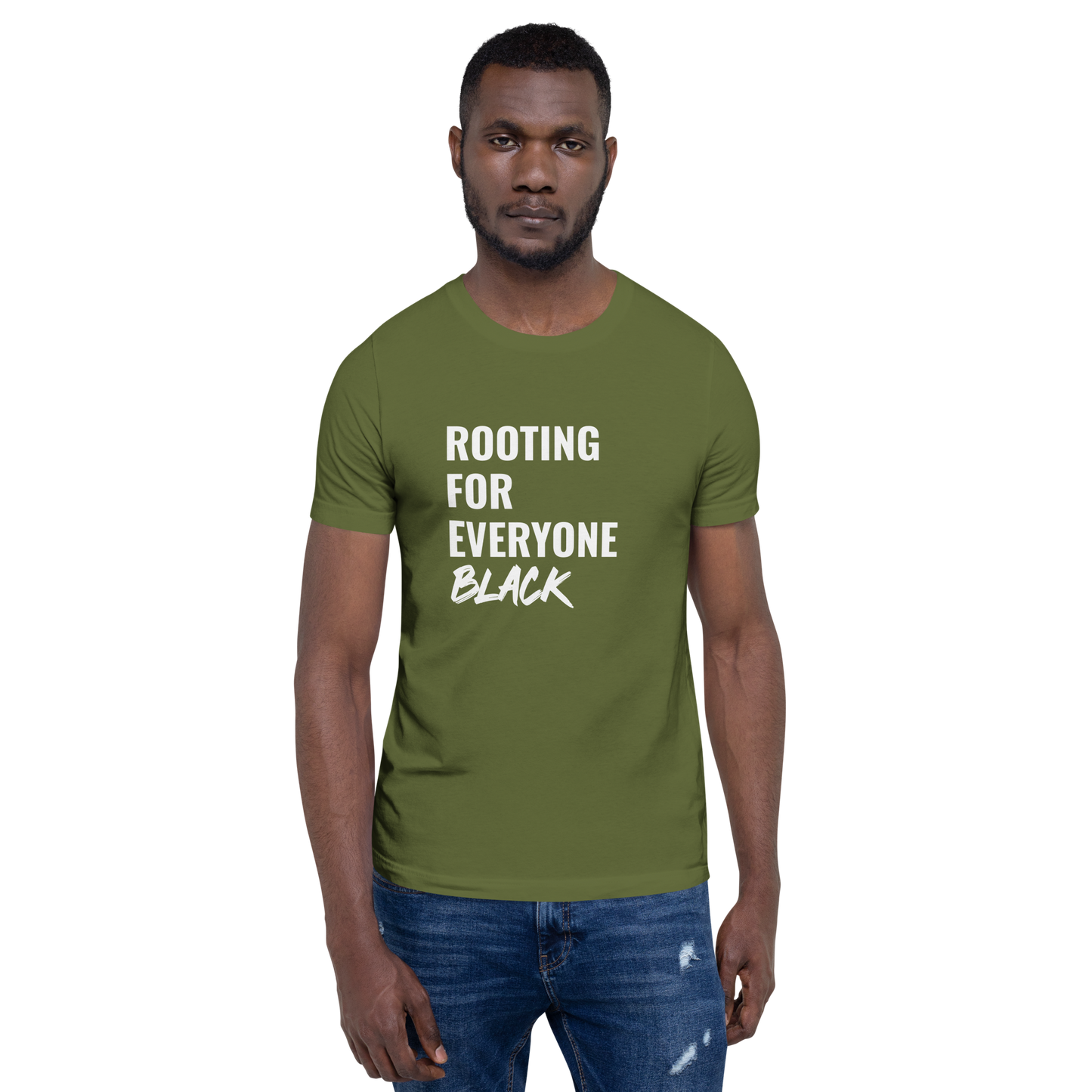 Rooting For Everyone Black Unisex T-shirt